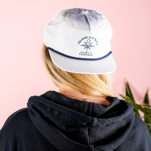 ID FLAT BRIM ROPE WHITE