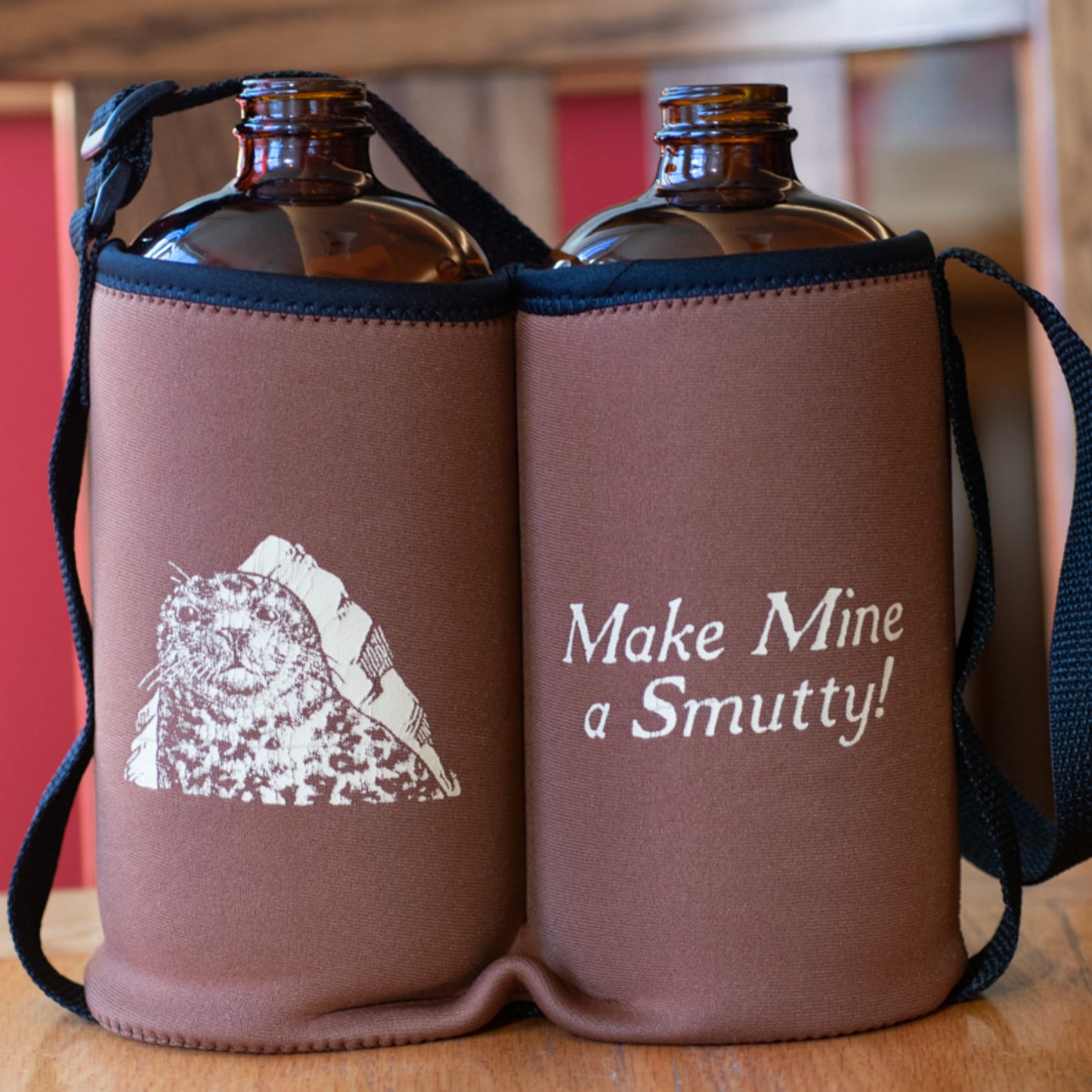 SBC KOOZIE 32oz SQUEALER BROWN